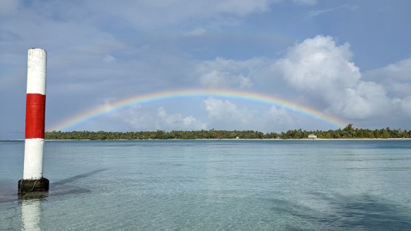 Rainbow in Maupiti
