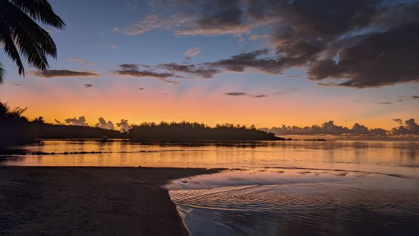 Sunset on Moorea